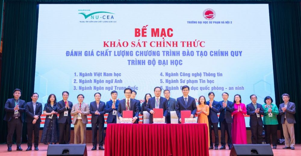 Bế mạc Khảo sát chính thức đánh giá chất lượng chương trình đào tạo tại Trường Đại học Sư phạm Hà Nội 2